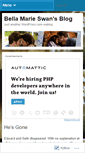 Mobile Screenshot of bellamswan.wordpress.com