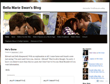 Tablet Screenshot of bellamswan.wordpress.com