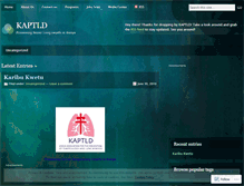 Tablet Screenshot of kaptld.wordpress.com