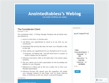 Tablet Screenshot of anointedtobless.wordpress.com