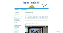 Desktop Screenshot of dancinglight.wordpress.com