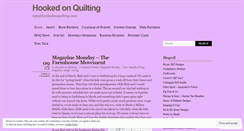 Desktop Screenshot of hookedonquilting.wordpress.com