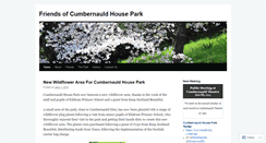 Desktop Screenshot of cumbernauldhouse.wordpress.com