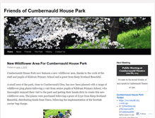 Tablet Screenshot of cumbernauldhouse.wordpress.com