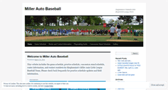 Desktop Screenshot of millerautobaseball.wordpress.com