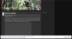 Desktop Screenshot of dialed603trails.wordpress.com