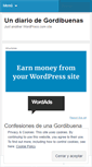 Mobile Screenshot of diariodegordibuenas.wordpress.com