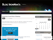 Tablet Screenshot of ironmanpl.wordpress.com