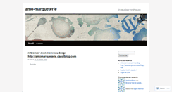 Desktop Screenshot of amomarqueterie.wordpress.com