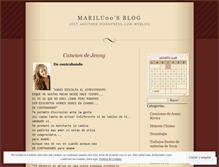 Tablet Screenshot of marilu00.wordpress.com