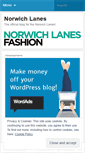 Mobile Screenshot of norwichlanesfashion.wordpress.com