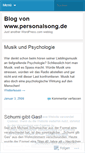 Mobile Screenshot of personalsong.wordpress.com