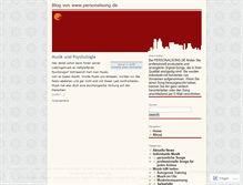 Tablet Screenshot of personalsong.wordpress.com