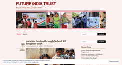 Desktop Screenshot of futureindiatrust.wordpress.com