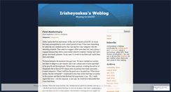 Desktop Screenshot of irisheyesksa.wordpress.com