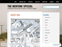 Tablet Screenshot of mentonespecial.wordpress.com