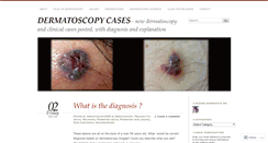 Desktop Screenshot of dermatoscopy2005.wordpress.com