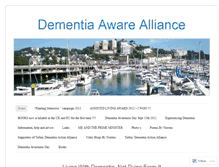 Tablet Screenshot of dementiaawarealliance.wordpress.com