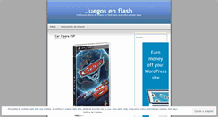 Desktop Screenshot of juegosenflash.wordpress.com