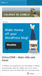 Mobile Screenshot of calangodecamelo.wordpress.com