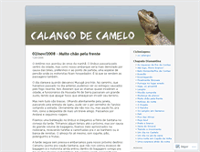 Tablet Screenshot of calangodecamelo.wordpress.com