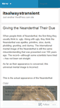 Mobile Screenshot of itsalwaystransient.wordpress.com