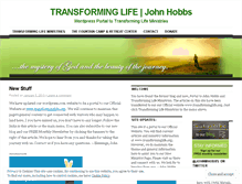 Tablet Screenshot of johnhobbs.wordpress.com