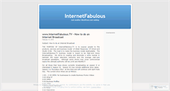 Desktop Screenshot of internetfabulous.wordpress.com