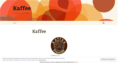 Desktop Screenshot of kaffee.wordpress.com