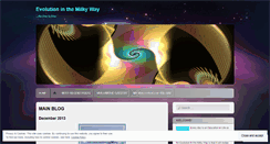 Desktop Screenshot of evolutioninthemilkyway.wordpress.com