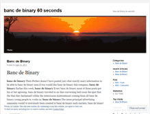 Tablet Screenshot of lalabag.bancdebinary60seconds.wordpress.com