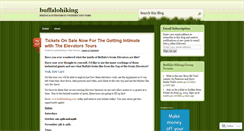 Desktop Screenshot of buffalohiking.wordpress.com