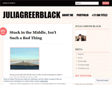 Tablet Screenshot of juliagreerblack.wordpress.com