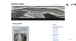 Desktop Screenshot of cheminsbattus.wordpress.com