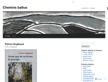 Tablet Screenshot of cheminsbattus.wordpress.com