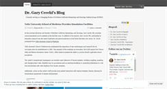 Desktop Screenshot of drgarycecchi.wordpress.com