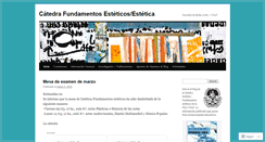 Desktop Screenshot of bellasartesestetica.wordpress.com