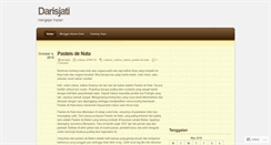 Desktop Screenshot of darisjati.wordpress.com