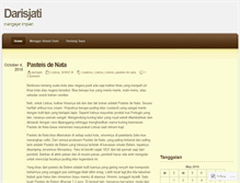 Tablet Screenshot of darisjati.wordpress.com