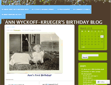 Tablet Screenshot of annwyckoff.wordpress.com