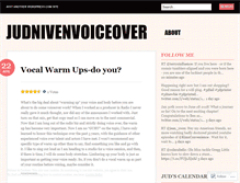 Tablet Screenshot of judnivenvoiceover.wordpress.com