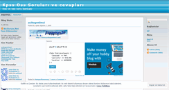Desktop Screenshot of kpssoss.wordpress.com