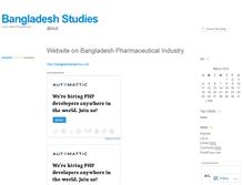 Tablet Screenshot of bangladeshstudies.wordpress.com