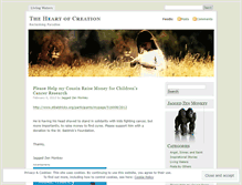 Tablet Screenshot of heartofcreation.wordpress.com