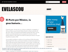 Tablet Screenshot of evelascou.wordpress.com
