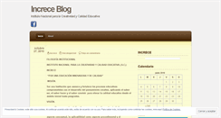 Desktop Screenshot of increce.wordpress.com