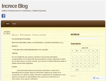 Tablet Screenshot of increce.wordpress.com
