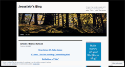 Desktop Screenshot of jesusfaith.wordpress.com