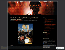 Tablet Screenshot of floriangautier.wordpress.com