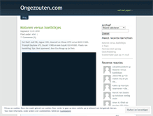 Tablet Screenshot of ongezouten.wordpress.com
